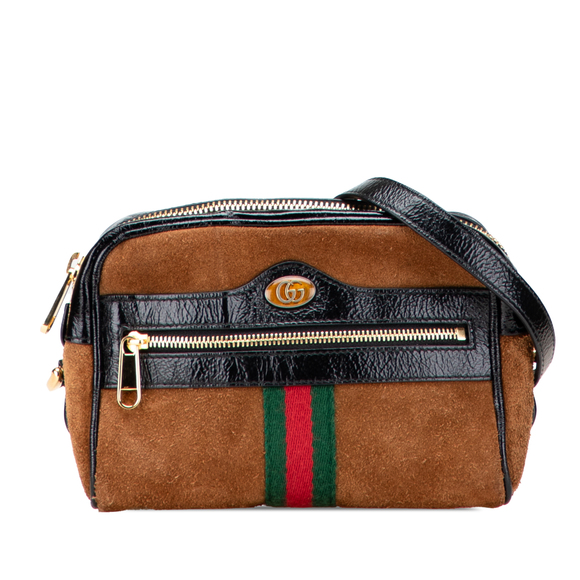 Pre-Loved Gucci Mini Suede Ophidia Crossbody - Picture 1 of 9